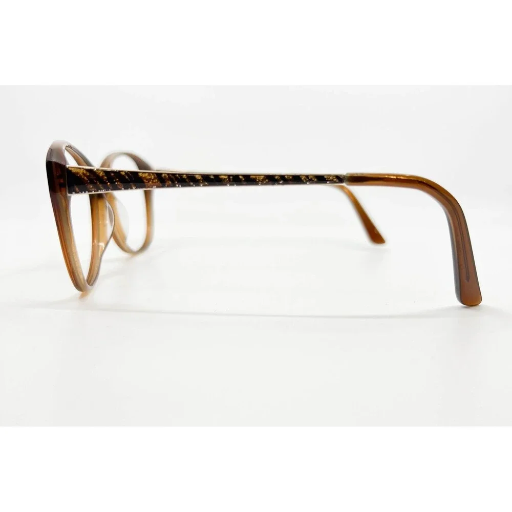 Bebe Eyeglasses Womens Topaz Brown Shine Bright BB7178 Cat Eye 54-15-135